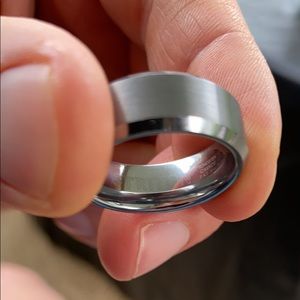 Triton Tungsten Carbide Mens Ring